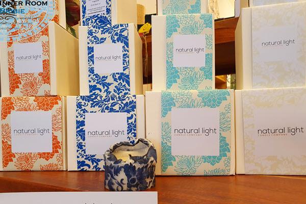 Natural Light Candle Company product at Inner Room Bribie Island